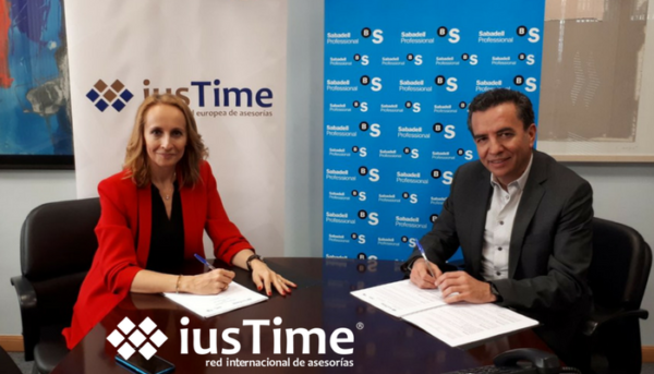 iusTime firma la renovación del acuerdo con Banco Sabadell