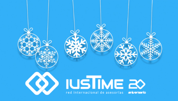 iusTime , te desea una Feliz Navidad y un Próspero Año 2022